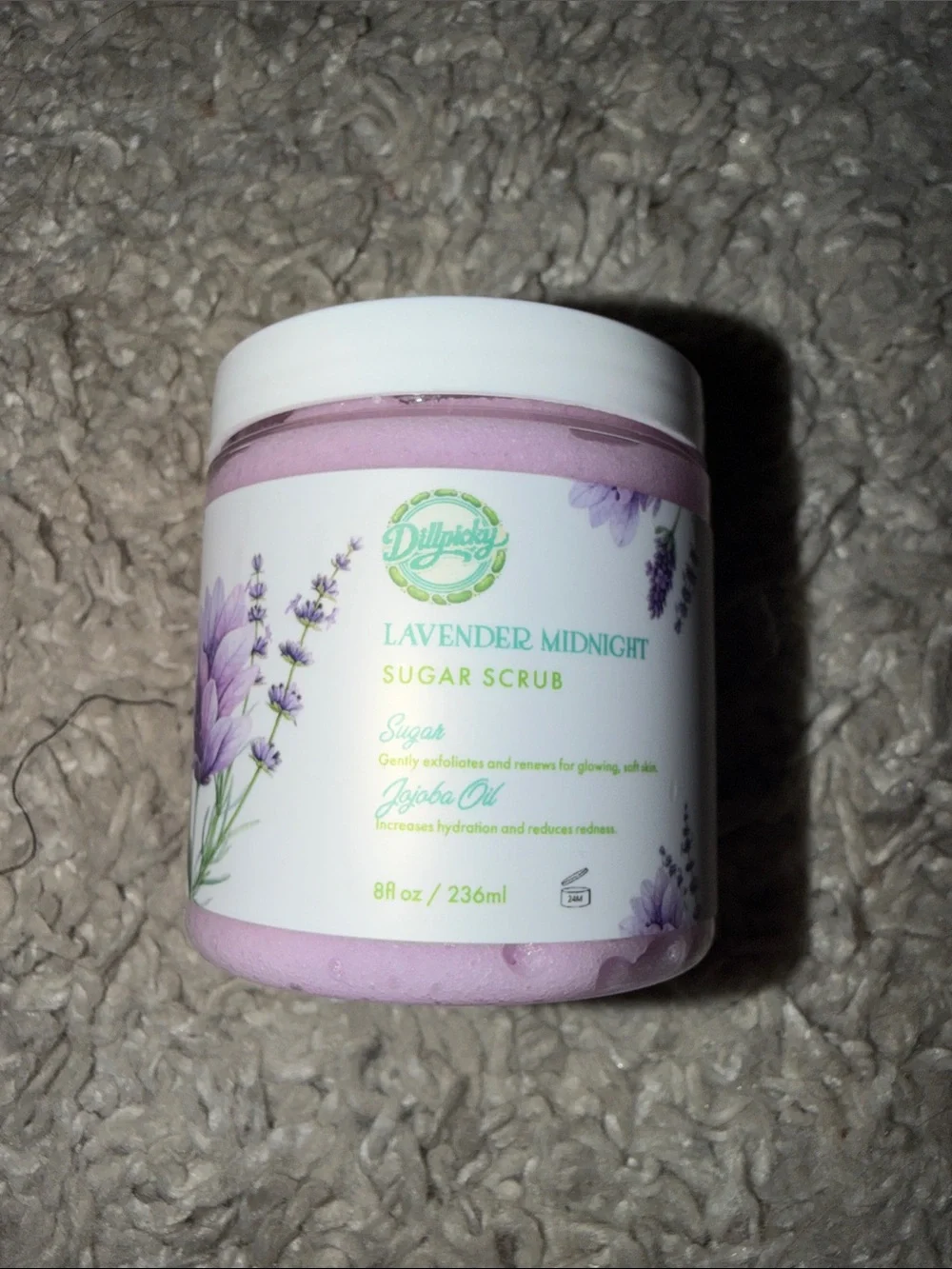 DillPicky Lavender Midnight Sugar Scrub